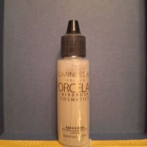 Luminess Airbrush Primer Porcelain Spray Bottle Drops 0.50fl oz USA Sealed